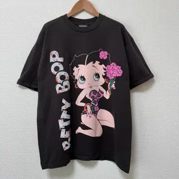 베티 쨩 티셔츠 XL 블랙 BETTY BOOP A644