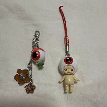눈알 아저씨 키링 세트