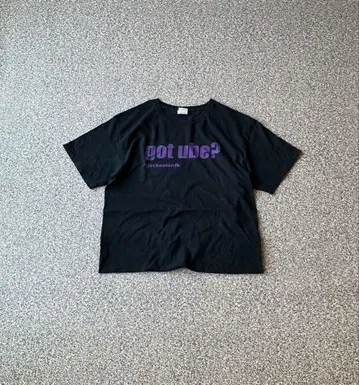 00s got ube? 그래픽 티 아트 티셔츠 블랙 y2k