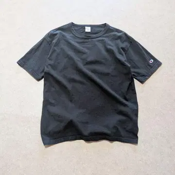 Champion Black T-Shirt T1011 Made in USA