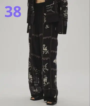 TODAYFUL /Embroidery Patchwork Trousers