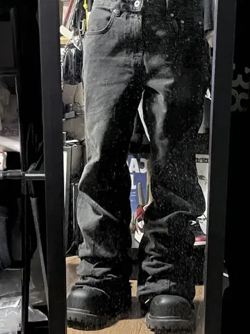 ZARA 사이드 지퍼 플레어 팬츠