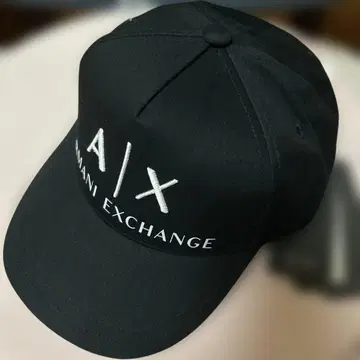 Armani Exchange 블랙 야구 모자