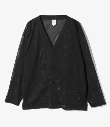 SOUTH2 WEST8 V-NECK CARDIGAN KNIT MESH