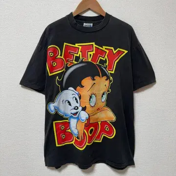 베티 짱 티셔츠 XL 블랙 BETTY BOOP B121