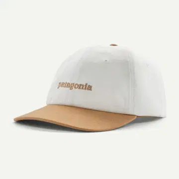 patagonia 야구 모자 화이트/베이지