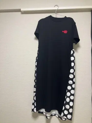 graniph 금붕어가 도망쳤다 반팔 롱 원피스 L