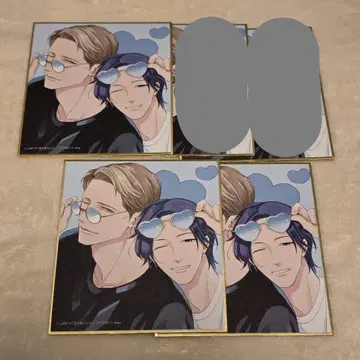 drap 25주년 기념전 미니 색지 우에다 아키 선생님 3매 세트