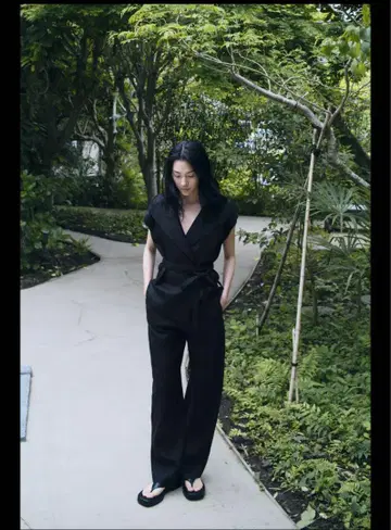 [익명 배송/택 포함 새상품] ZARA 린넨 팬츠 블랙 XS 자라 검정