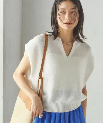 <손세탁 가능> 폴리에스테르 린넨 스키퍼 풀오버