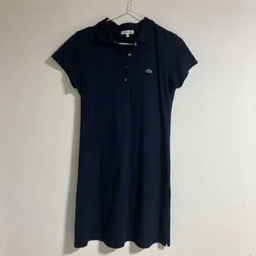 LACOSTE 네이비 폴로 셔츠 원피스 42