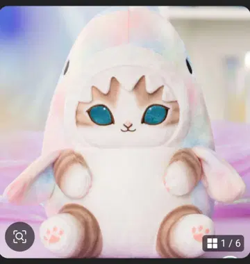 mofusand 모프샌드 파스텔 상어냥 BIG 봉제인형