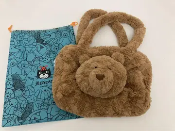 JELLYCAT 곰 숄더백 베이지