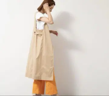 노리즈 조절 베스트 원피스 베이지 38