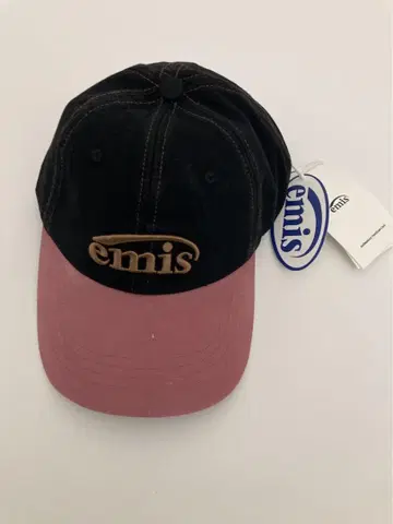 emis 야구 모자 블랙/핑크