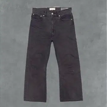 데님 청바지 부츠컷 플레어 데님 탈론 지퍼 일본제 블랙