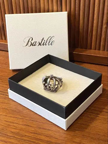 Bastille 바스티유 크라운 실버 반지 왕관 정품 새상품급