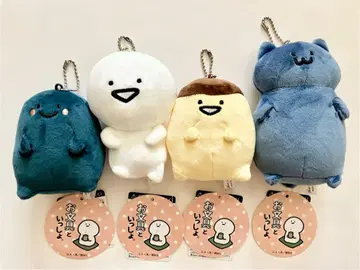 택 포함 새상품 세트 오분구와 함께 마스코트 봉제인형 키링