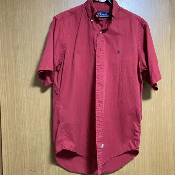 Ralph Lauren 반팔 셔츠 S 빨간색