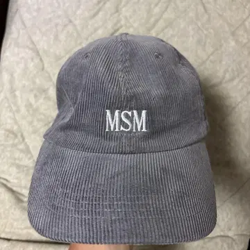 MISAMO 캡 그레이 MSM 자수