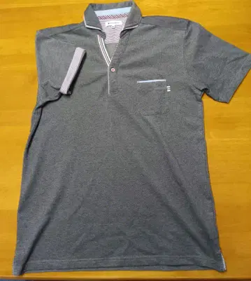 THE SHOP TK 그레이 피케 셔츠