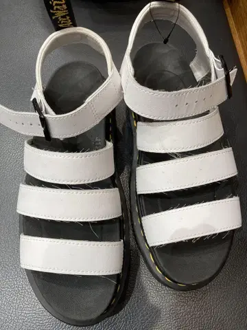 Dr. Martens Blaire 화이트 스포츠 샌들 39