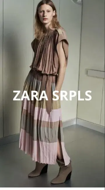 ZARA SRPLS 원피스 플리츠