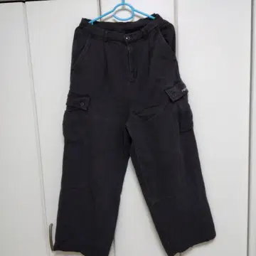 다크 그레이 카고 팬츠