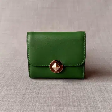 새상품급 kate spade newyork 3단 폴더형 지갑 그린