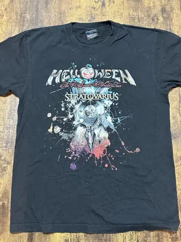 할로윈 Helloween Stratovarius 티셔츠 L 2010