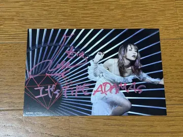 LiSA 친필 사인 엽서 ADAMAS 릴리스 이벤트