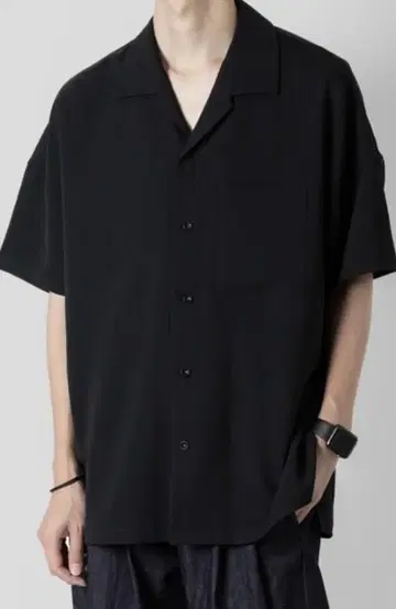 ATTACHMENT 어태치먼트 오버 사이즈 오픈 카라 셔츠