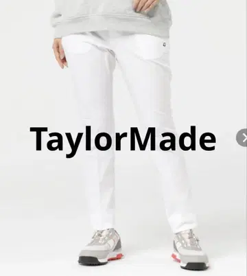 [Taylor Made] 로고 디자인 스트레치 테이퍼드 롱 팬츠