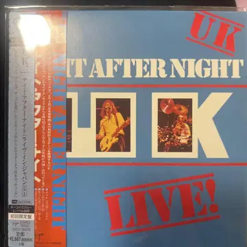 UK NIGHT AFTER NIGHT LIVE 페이퍼 자켓