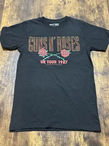 GUNS N' ROSES UK TOUR 1987 티셔츠