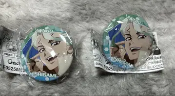 Dr.STONE 장면컷 캔뱃지 이시가미 센쿠 2세트