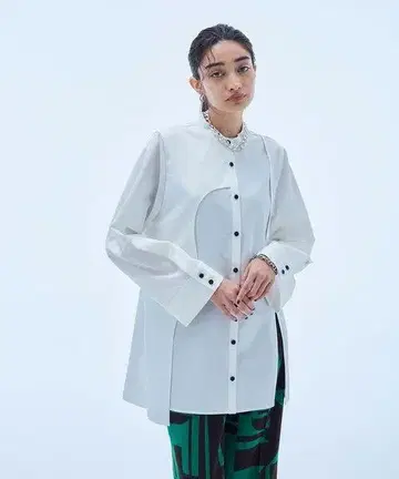 UNITED TOKYO 웨이브 레이어 셔츠