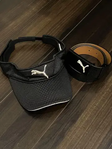 PUMA 골프 선바이저 & 벨트