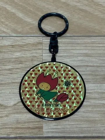EXPO '90 꽃 두건 아가씨 키링