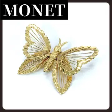MONET 모네 버터플라이 브로치 골드 나비 잡화