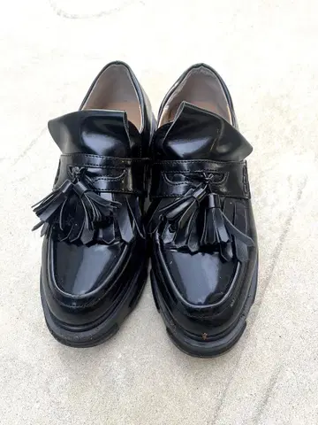 UNITED ARROWS 태슬 로퍼 M 블랙
