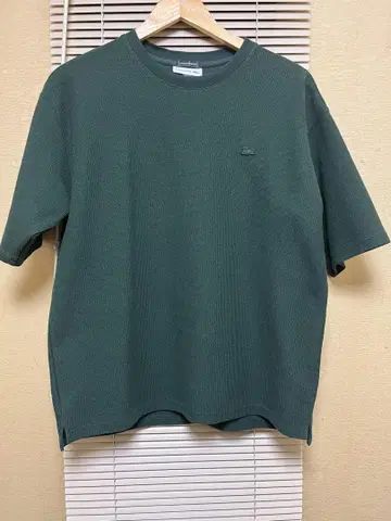 LACOSTE 익스클루시브 에디션 티셔츠 M 사이즈 다크 그린