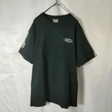 DUPPIES 더피즈 백 프린트 블랙 티셔츠 남성용 M