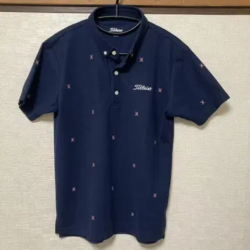 Titleist 네이비 피케 셔츠 M