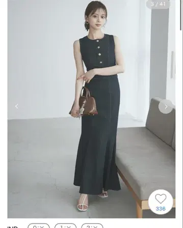 데님 머메이드 원피스 (IND) 0