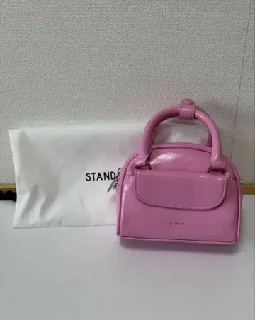 STAND OIL 핑크 핸드백