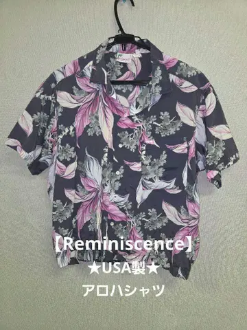 USA Reminiscence 레미니센스 레이온 알로하 셔츠