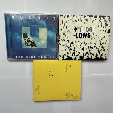 THE BLUE HEARTS THE HIGH-LOWS CD 앨범 3장