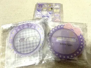 후쿠야 복권 내 최애가 제일 프렌치 걸리시 외 캔뱃지 스탠드 퍼플