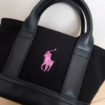 새상품급 레어 랄프 로렌 미니 토트백 핑크 포니